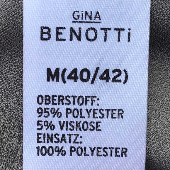 Gina Benotti Grey Sheer Back Tunic Top NWOT - Picture 5 of 8